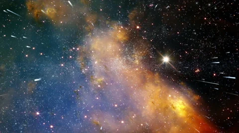 Traveling through star fields in space - The Heavens 0302 HD, 4K Stock Video Stock Footage 63010941