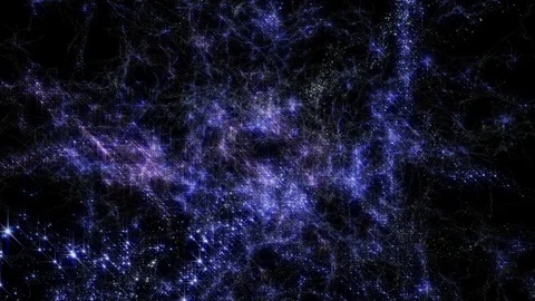 Traveling Through Star Fields in Space Stock Footage 87559592