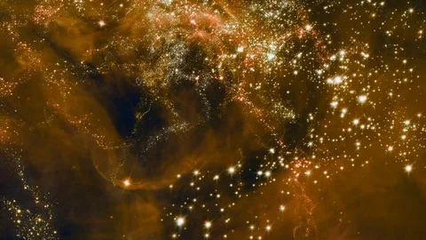 Traveling Through Star Fields in Space Video stock 89083618