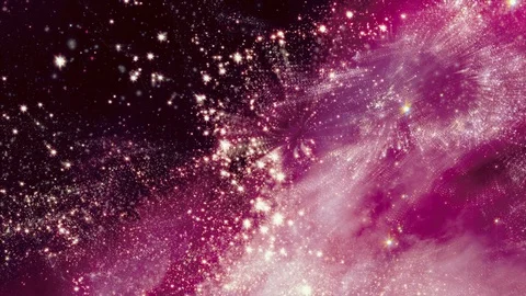 Traveling Through Star Fields in Space Stock Footage 94384026