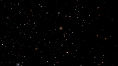 Traveling Through Star Fields in Space Stock Footage 99919423