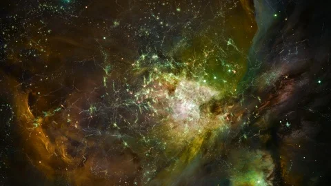 Traveling Through Star Fields in Space to a Distant Galaxy Stock Footage 102114245