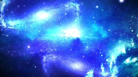 Traveling through star fields in space as a supernova bursts light Stars Loop Stock Footage 141525574