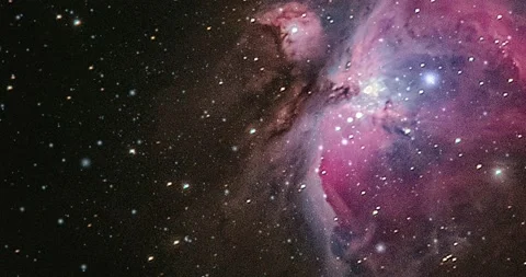 Traveling through star fields in space. Stock Footage 218345916