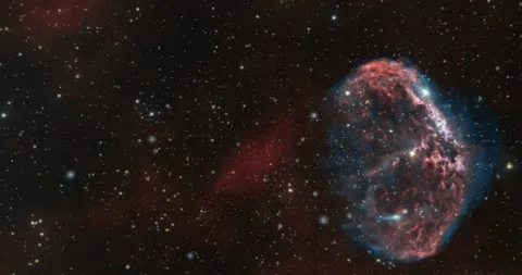 Traveling through star fields in space. Stock Footage 218345918