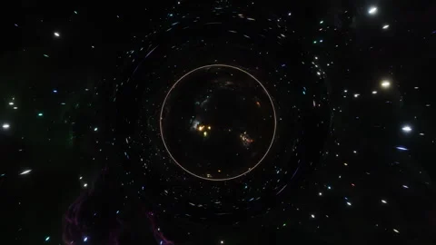 Traveling through The wormhole (Seamless Loop) 스톡 동영상 335652363
