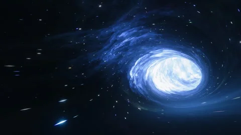 Traveling through The wormhole (Seamless Loop) 스톡 동영상 335652740