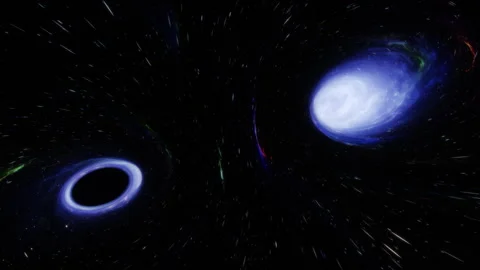 Traveling through The wormhole (Seamless Loop) 스톡 동영상 335659922