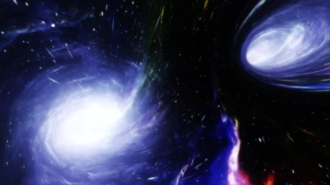 Traveling through The wormhole (Seamless Loop) 스톡 동영상 335659944
