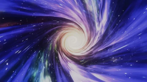 Traveling through The wormhole (Seamless Loop) 스톡 동영상 335660034