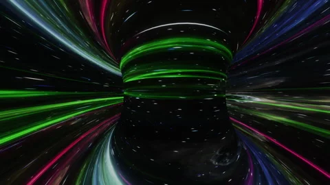 Traveling through The wormhole (Seamless Loop) 스톡 동영상 335696771