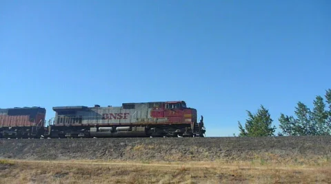 Traveling Train Stock Footage 829393