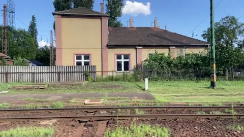 Traveling on a Train Stock Footage 136334963