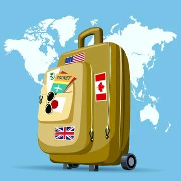 Travelling Bag Stock Illustration