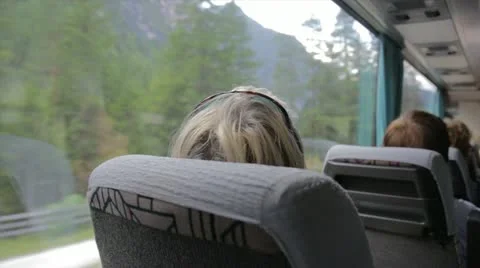 Travelling by bus Stock Footage 11886130