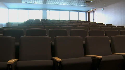 Travelling in an empty Amphitheater. Stock Footage 57644554
