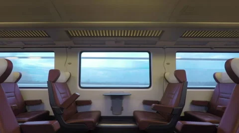 Travelling in the fast train Video stock 58086029