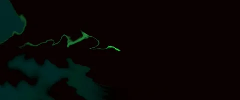 Travelling Green Light Stock Footage 277452530
