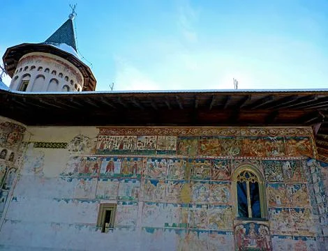 Travelling to monastery Stock Photos