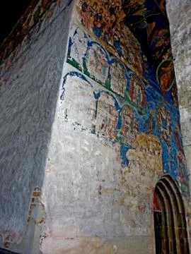 Travelling to monastery Stock Photos