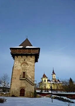 Travelling to monastery Stock Photos
