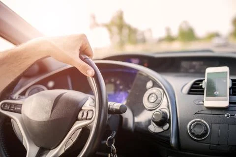 Travelling with navigation Stock Photos