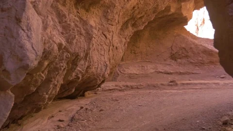 Travelling in a red ochre clay path, in Atacama, Chile Stock Footage 237042774
