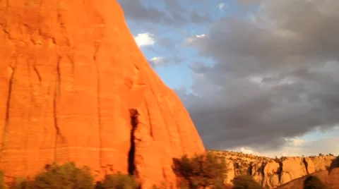 Travelling Through the Dessert Stock-Footage 43218372