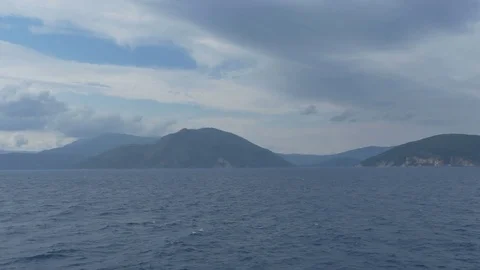 Travelling Through Waves Stock Footage 77354799