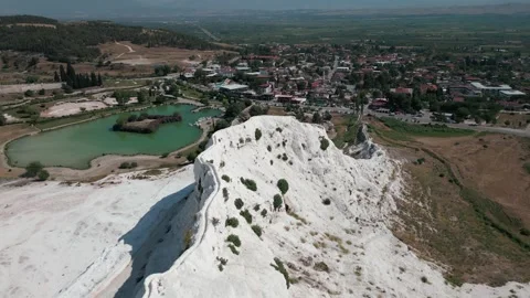 Travertines of Pamukkale 05 Stock Footage 246938622