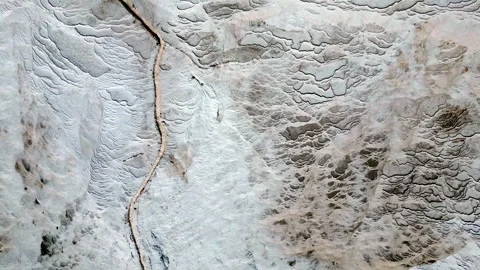 Travertines of Pamukkale 07 Stock Footage 246939480