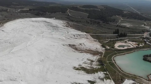 Travertines of Pamukkale 1 Stock Footage 112011168