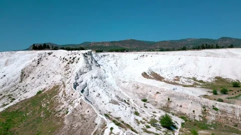 Travertines of Pamukkale 16 Stock Footage 246940451