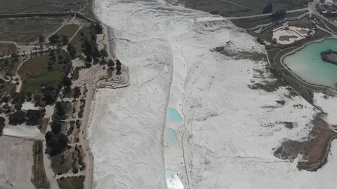 Travertines of Pamukkale 4 Stock Footage 112011268