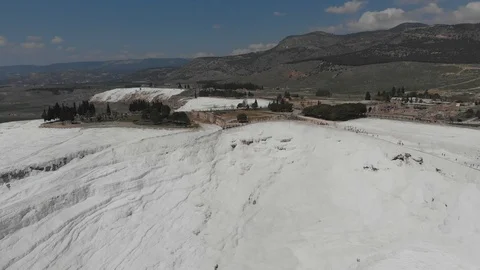 Travertines of Pamukkale 6 Stock Footage 112011390