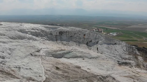 Travertines of Pamukkale 7 Stock Footage 112011447