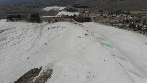 Travertines of Pamukkale 8 Stock Footage 112011487