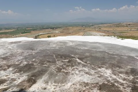 Travertines in Pamukkale Stock Photos
