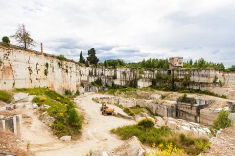 Travertino marble Foto stock
