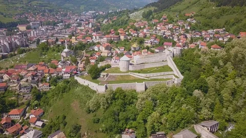 Travnik aerial02 Stock Footage 103117250