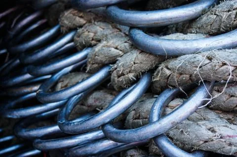 Trawl on ship Stock Photos