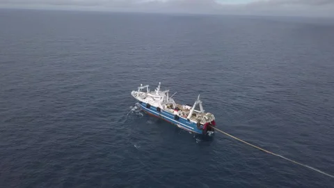 Trawler Captain Nazin. Stock Footage 147537405