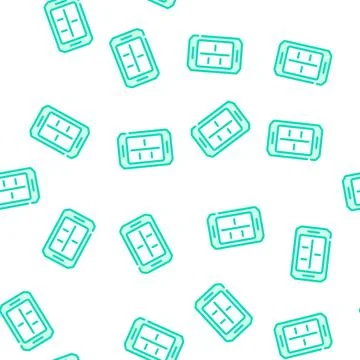 Tray canteen vector seamless pattern Illustrazione stock