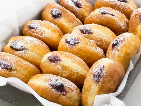 A Tray of Donuts 写真素材