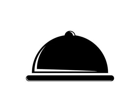 Tray of Food Icon Vector Logo Template Illustration Design Stock Illustration