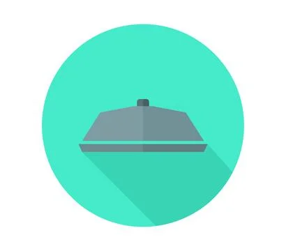 Tray icon illustrated in vector on white background Stock Illustration