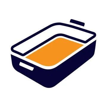 Tray, kitchen try, baking, baking tray icon Stock Illustration
