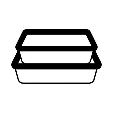 Tray, kitchen try, baking, baking tray icon Stock Illustration