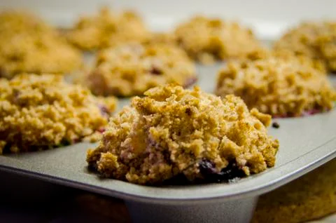 Tray of Muffins Stock-Fotos