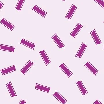 Tray plastic package glyph seamless pattern Stock Illustration